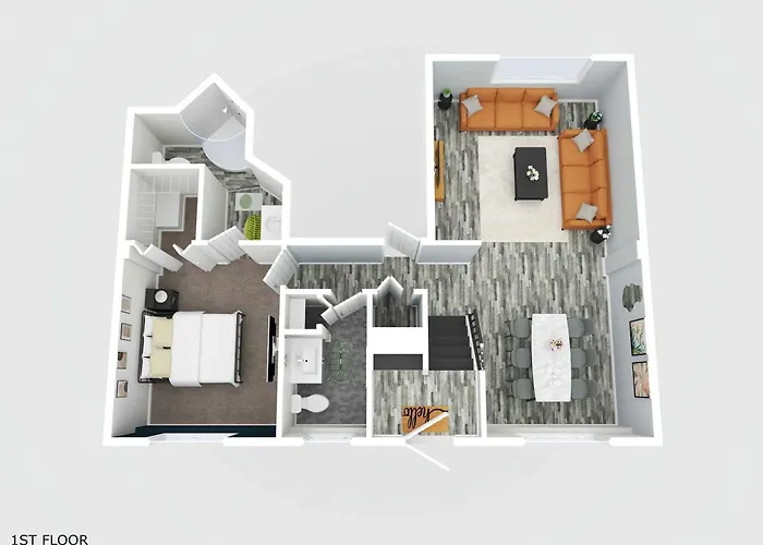 Modern 4br Retreat Fenced Yard Near Easton *